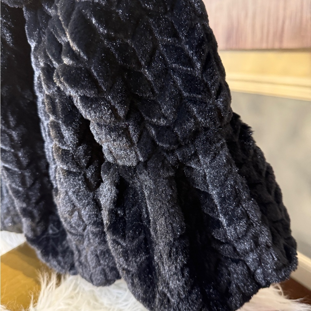 Tacera Dark Textured Teddy Jacket-New - Picture 4 of 12